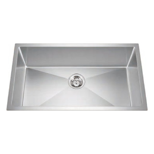JOMOLA Handmade Stainless Steel Sink 304 Brushed 31" Single Bowl | UPC