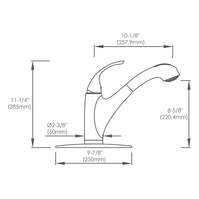 JOMOLA SUS 304 Stainless Steel Kitchen Faucet Satin Finish | 285mm Height