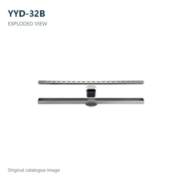 JOMOLA Stainless Steel Floor Drain 200-1000mm Satin Finish | SUS 304