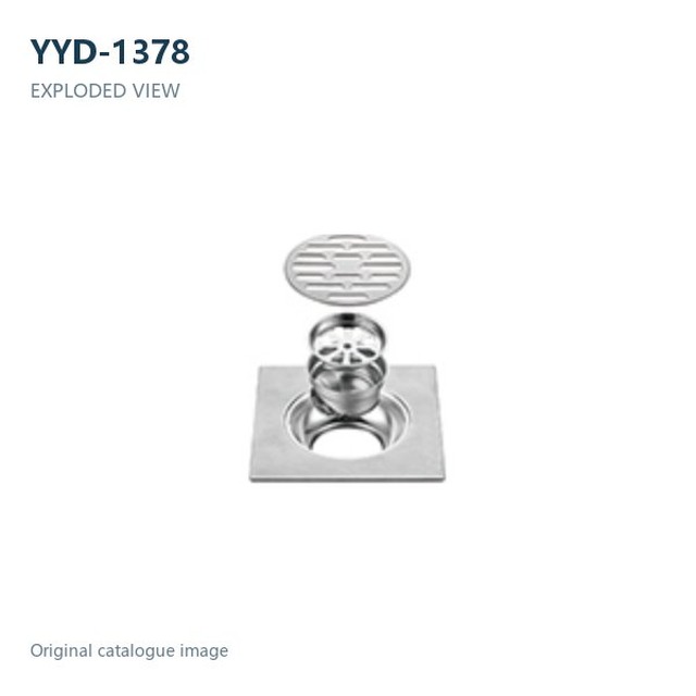 JOMOLA Stainless Steel Floor Drain 150x150mm 2mm