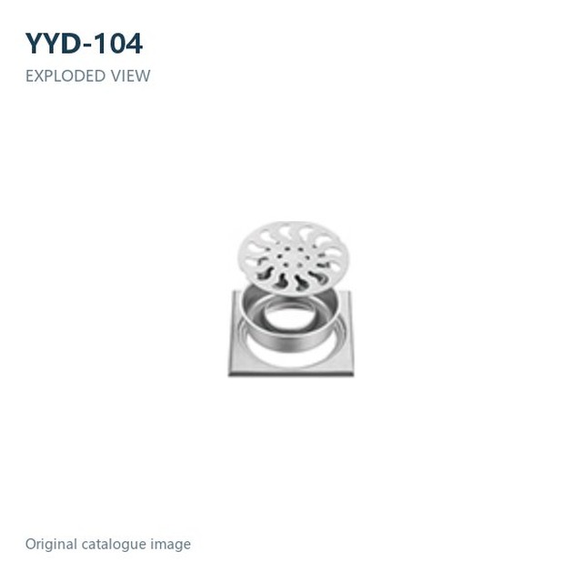 JOMOLA Stainless Steel Floor Drain Satin Finish 201