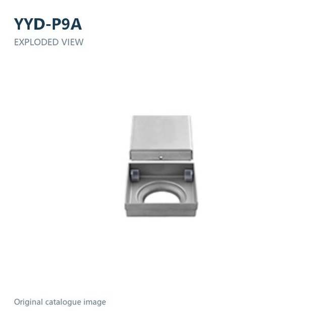 JOMOLA Stainless Steel Floor Drain 80x80mm Satin Finish | SUS 304