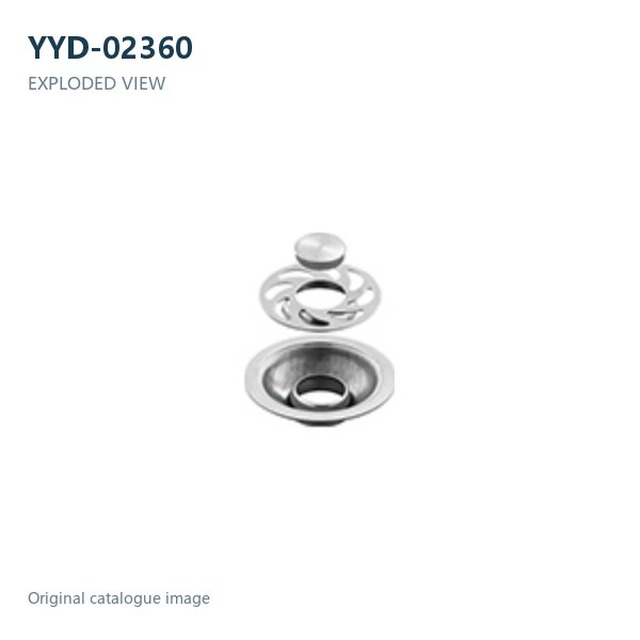 JOMOLA 100x100mm Stainless Steel Floor Drain | Satin Finish