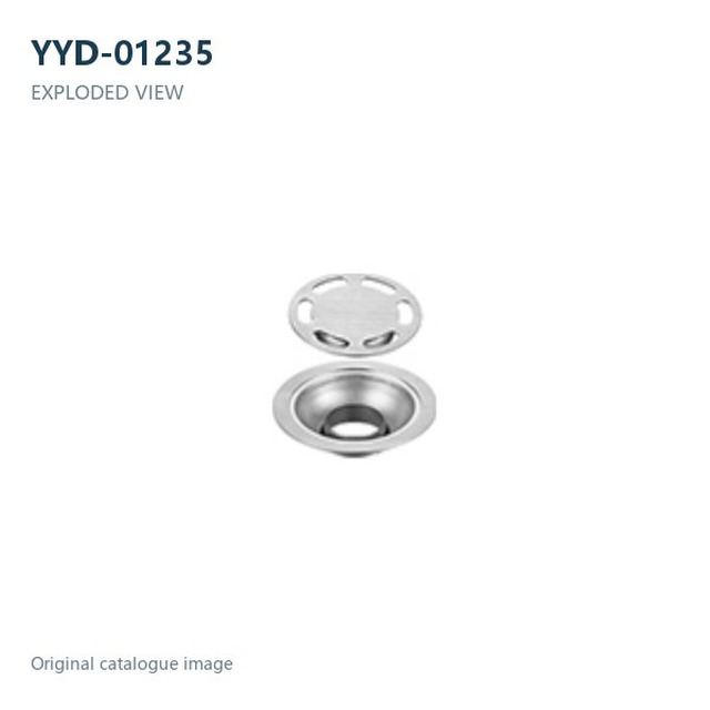JOMOLA 100x100mm Stainless Steel Floor Drain Satin Finish | 201 Steel