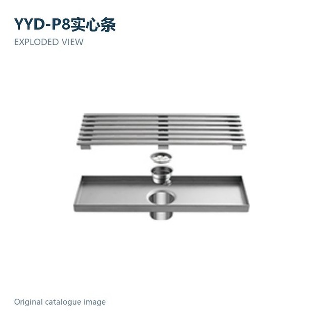 JOMOLA Stainless Steel Floor Drain 304 Satin Finish