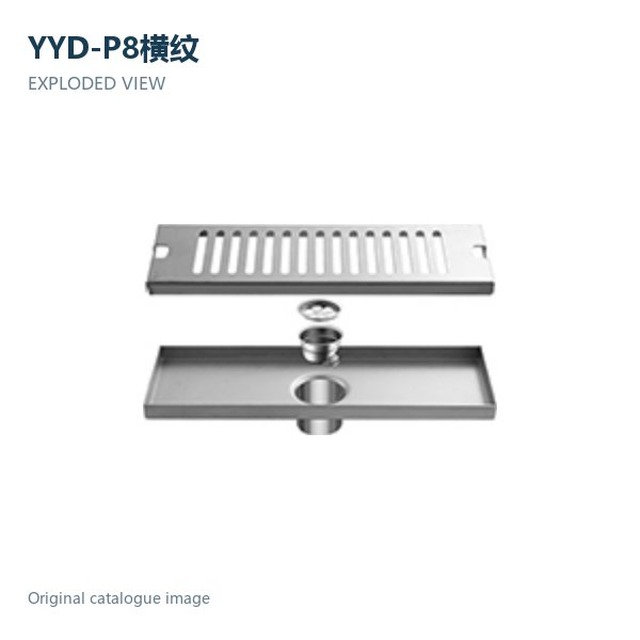 JOMOLA Stainless Steel Floor Drain 304 Satin Finish