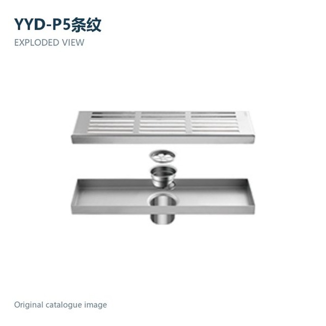 JOMOLA Stainless Steel Floor Drain 304 Satin Finish