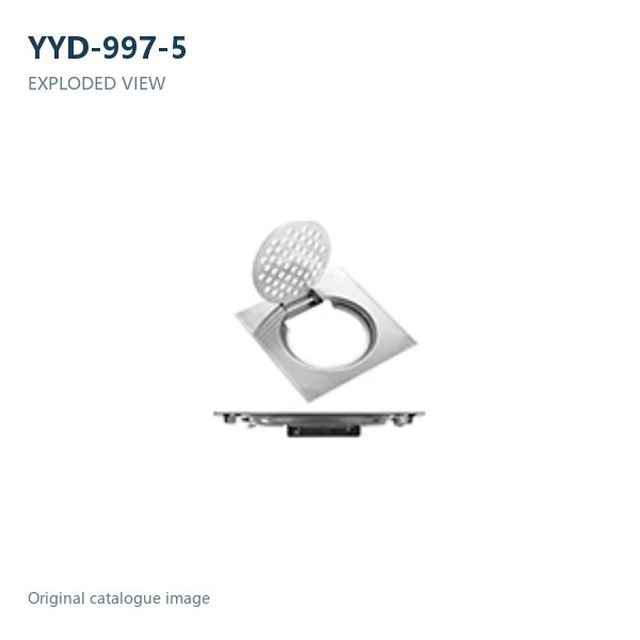 JOMOLA Stainless Steel Floor Drain 150x150mm SUS 304