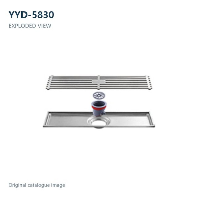 JOMOLA 200-300mm Stainless Steel Floor Drain | Satin Finish