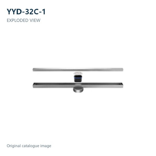 JOMOLA Stainless Steel Floor Drain 200-1000mm SUS 304 | Satin Finish