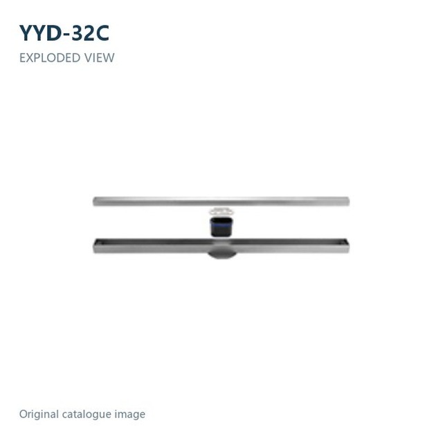 JOMOLA Stainless Steel Floor Drain 200-1000mm SUS 304 | Satin Finish