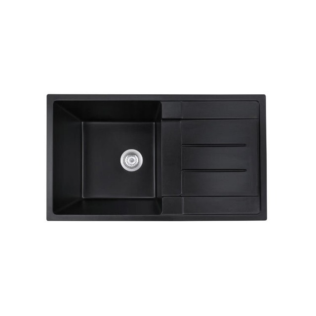 JOMOLA Topmount Quartz Kitchen Sink 860x500mm Granite Composite