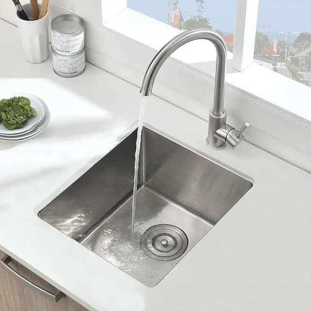 JOMOLA JOMOLA Undermount Kitchen Sink Brushed PVD Black | 381*508*228mm