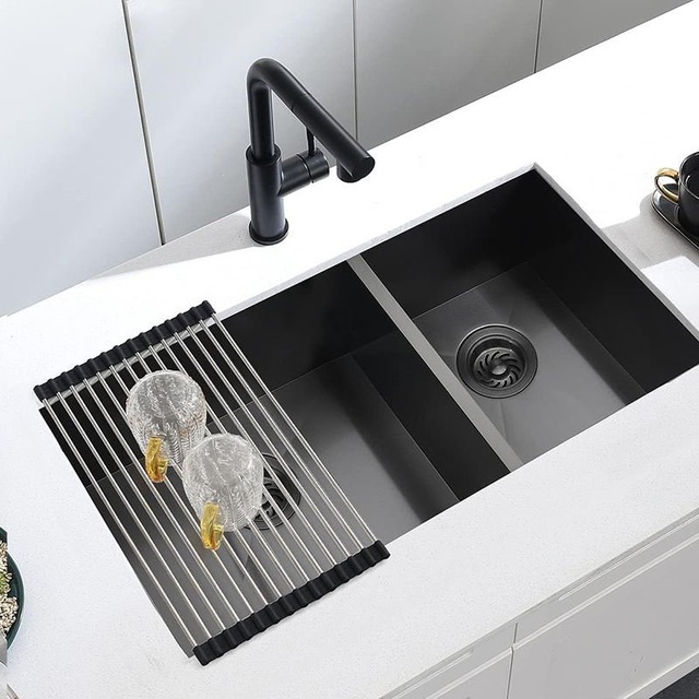 JOMOLA JOMOLA Undermount Kitchen Sink 850x500mm | Brushed/PVD Black