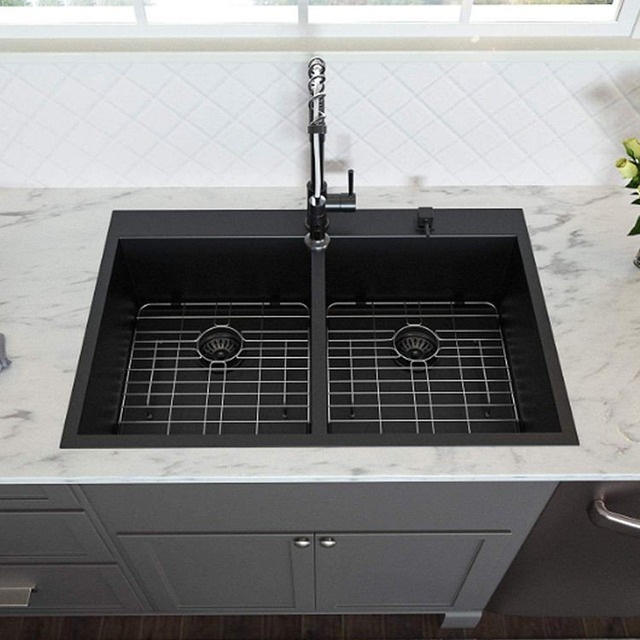 JOMOLA JOMOLA Topmount Stainless Steel Double Bowl Kitchen Sink | 16 Gauge