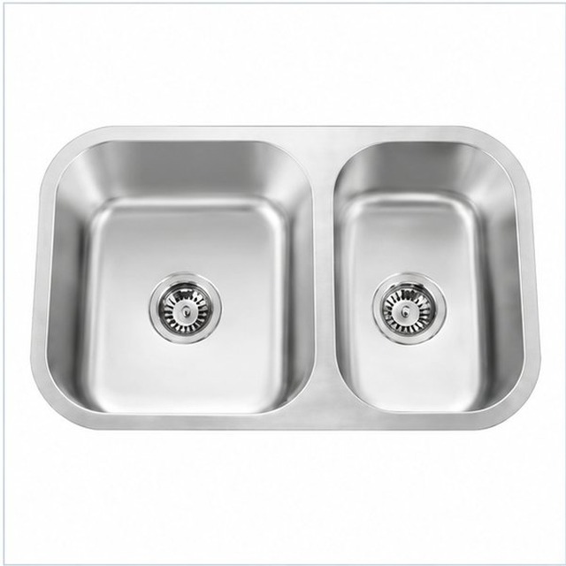 JOMOLA Double Bowl Punching Stainless Steel Sink 304 | UPC