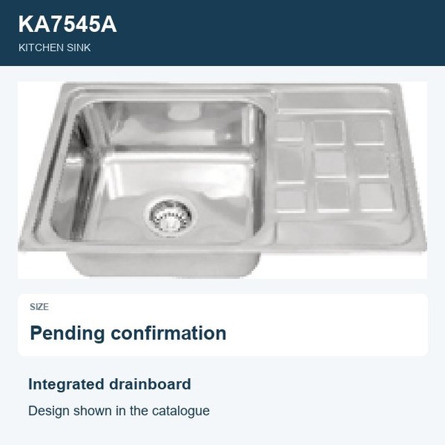 JOMOLA Punching Stainless Steel Sink Integrated Drainboard | Kitchen Sink