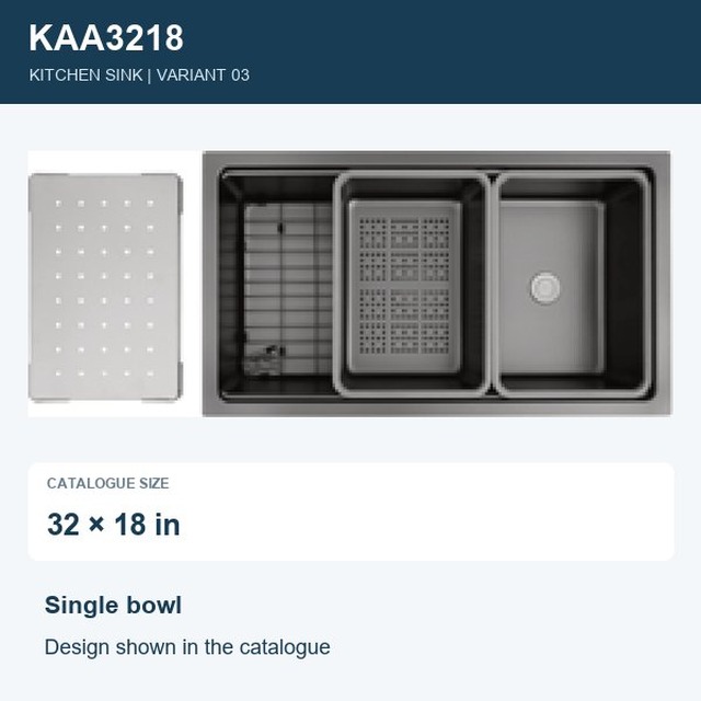 JOMOLA Punching Stainless Steel Sink Single Bowl Kitchen Sink