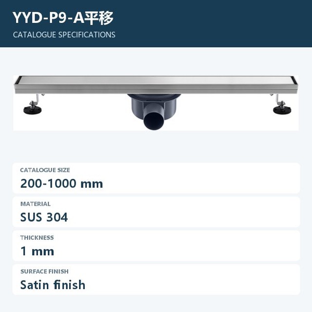 JOMOLA Stainless Steel Floor Drain 304 Satin Finish | SUS 304
