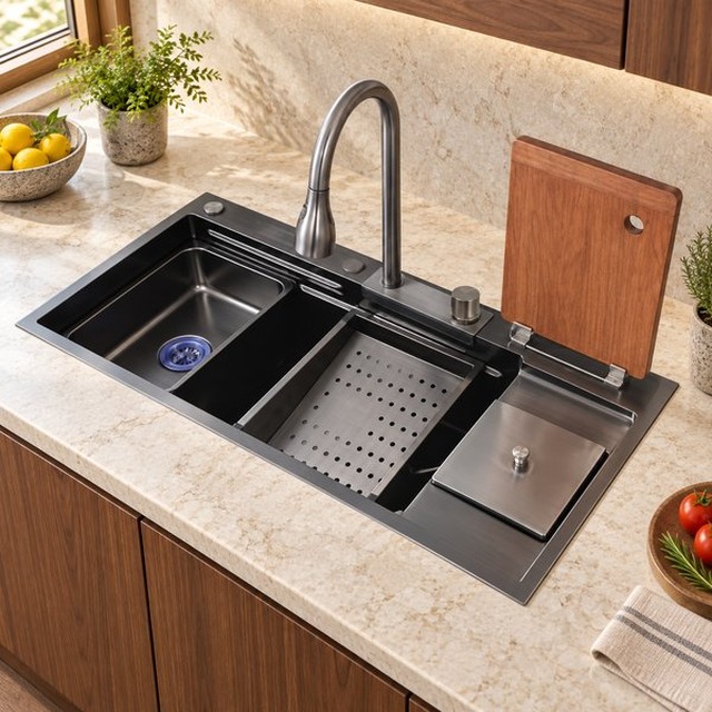 JOMOLA 1000 x 460 mm Waterfall sink | Factory Direct
