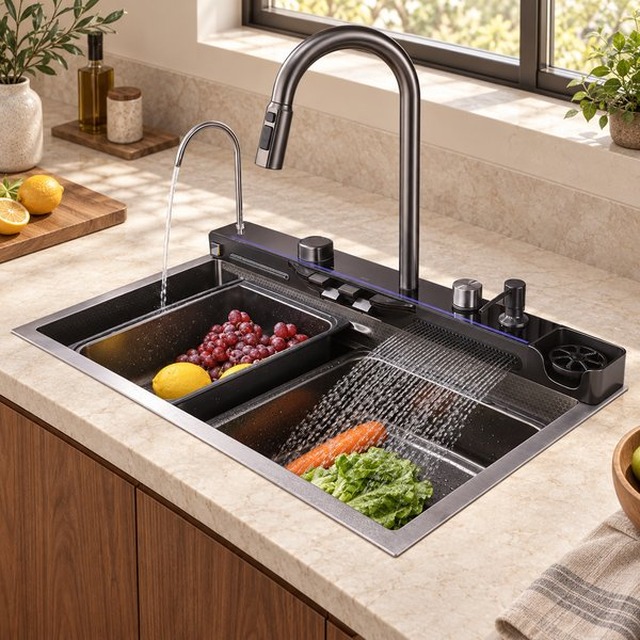 JOMOLA 750 x 460 mm Waterfall sink | OEM Manufacturer