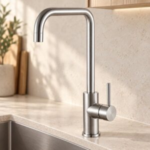 JOMOLA 304 stainless steel satin kitchen faucet