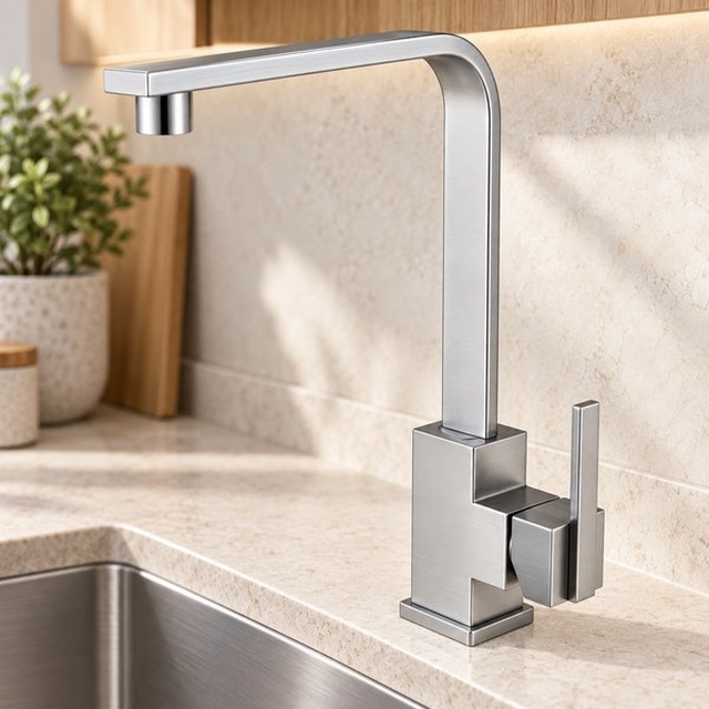 JOMOLA 304 stainless steel satin kitchen faucet