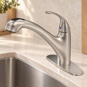 JOMOLA 304 stainless steel satin kitchen faucet