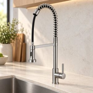 JOMOLA 304 stainless steel satin kitchen faucet