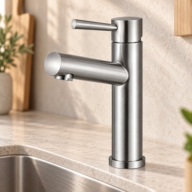 JOMOLA 304 stainless steel satin kitchen faucet