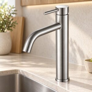 JOMOLA 304 stainless steel satin kitchen faucet