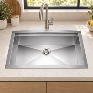 JOMOLA 839 x 509 x 254 mm single bowl handmade stainless ste