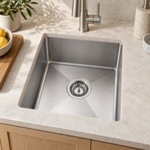 JOMOLA single bowl undermount handmade stainless steel sink