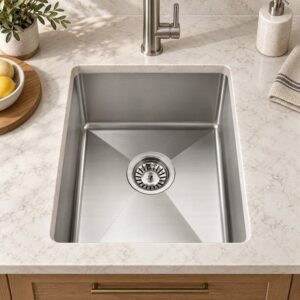 JOMOLA single bowl brushed handmade stainless steel sink