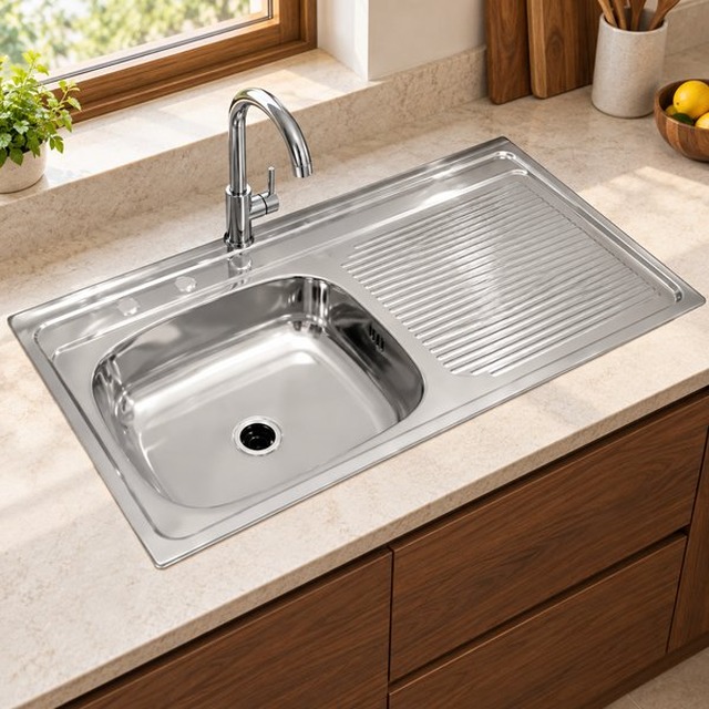 JOMOLA Punching Stainless Steel Sink 1000x500mm Kitchen Sink