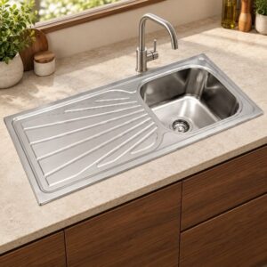 JOMOLA 1000 x 500 mm stainless steel sink