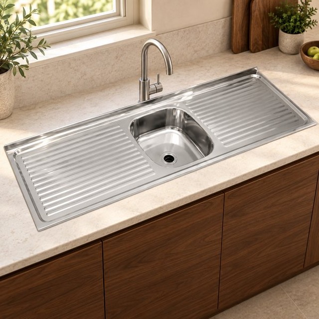 JOMOLA 1500 x 500 mm stainless steel sink | OEM Manufacturer