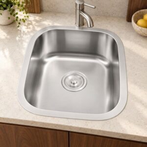 JOMOLA 14 inch single bowl stainless steel sink