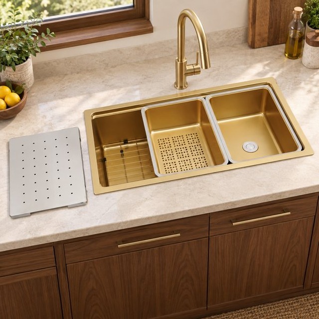 JOMOLA Punching Stainless Steel Sink Single Bowl 30 x 18 in Kitchen Sink