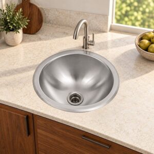 JOMOLA 340 x 270 mm single bowl stainless steel sink