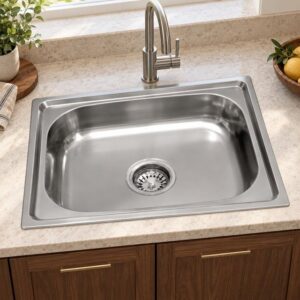 JOMOLA 500 x 400 mm single bowl stainless steel sink