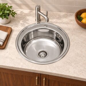 JOMOLA single bowl stainless steel sink | Factory Direct