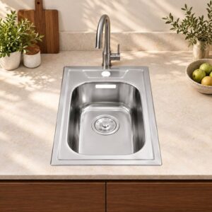 JOMOLA 560 x 350 mm single bowl stainless steel sink