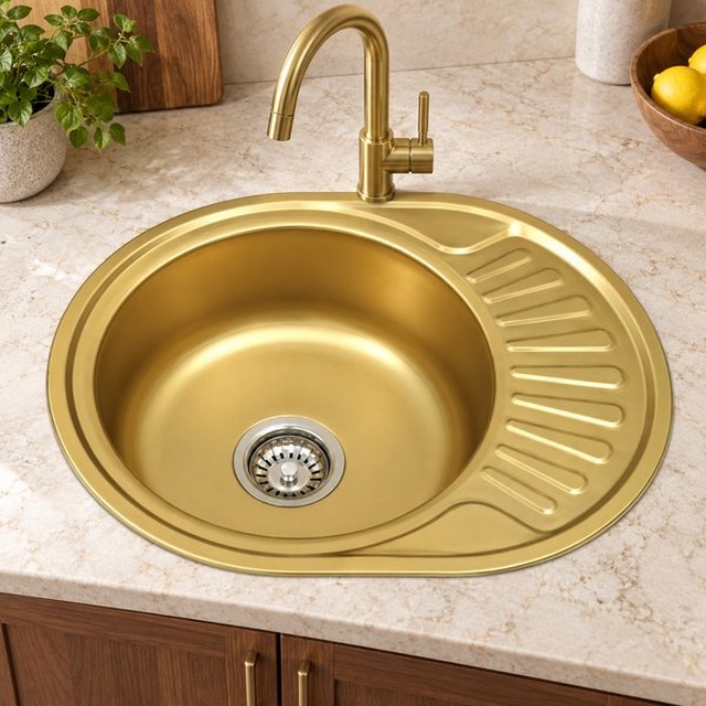 JOMOLA 570 x 450 mm stainless steel sink | Factory Direct