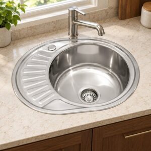 JOMOLA 570 x 450 mm stainless steel sink