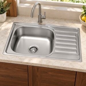 JOMOLA 650 x 500 mm stainless steel sink | Factory Direct