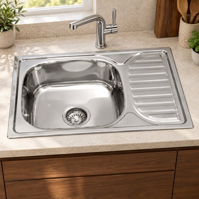 JOMOLA 660 x 420 mm stainless steel sink