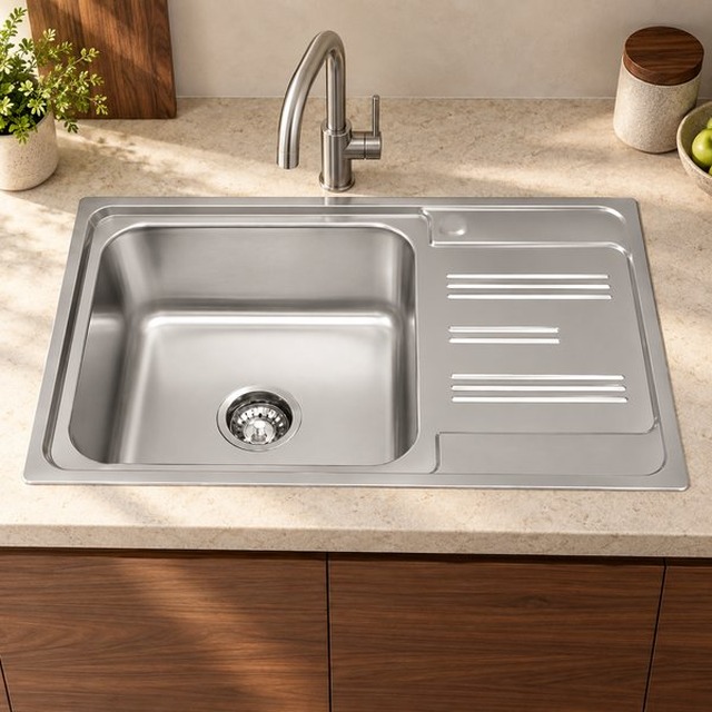 JOMOLA 750 x 450 mm stainless steel sink | OEM Manufacturer