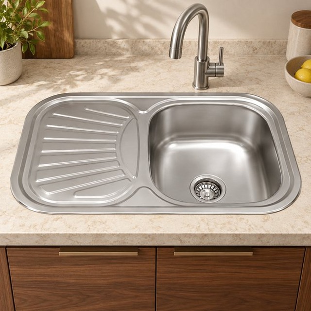 JOMOLA 750 x 490 mm stainless steel sink | OEM Manufacturer