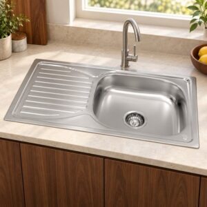 JOMOLA 780 x 430 mm stainless steel sink
